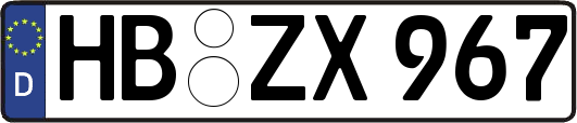 HB-ZX967