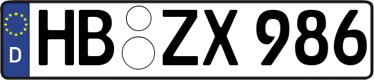 HB-ZX986