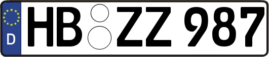 HB-ZZ987