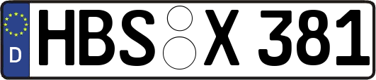 HBS-X381