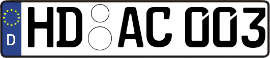 HD-AC003