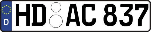 HD-AC837