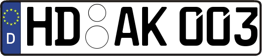 HD-AK003