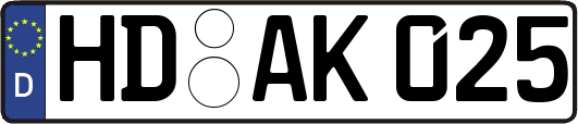 HD-AK025
