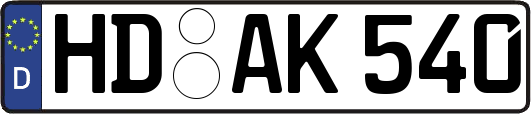 HD-AK540