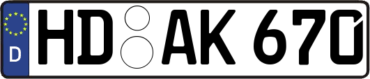 HD-AK670