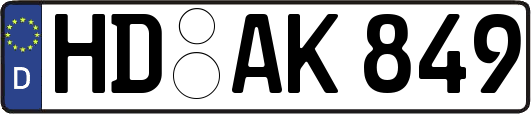 HD-AK849