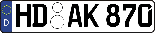 HD-AK870