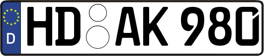 HD-AK980
