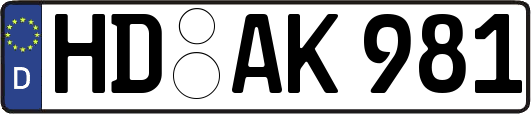 HD-AK981