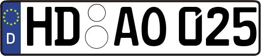 HD-AO025