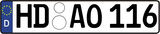 HD-AO116