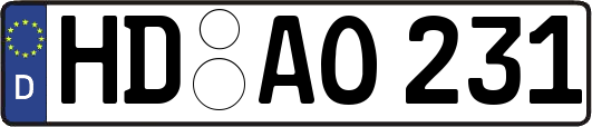 HD-AO231