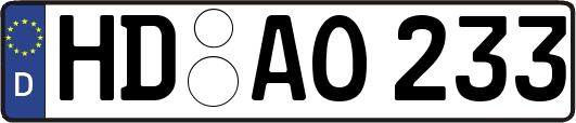 HD-AO233