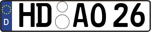 HD-AO26