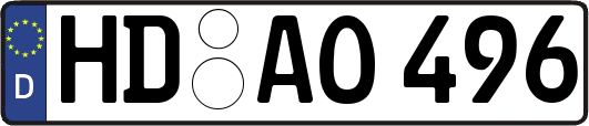 HD-AO496