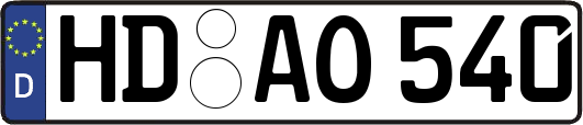 HD-AO540
