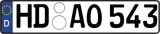 HD-AO543