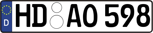 HD-AO598