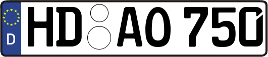 HD-AO750