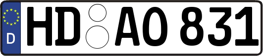 HD-AO831