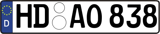 HD-AO838