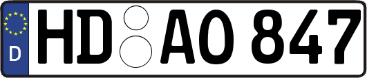 HD-AO847