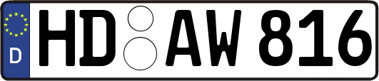 HD-AW816