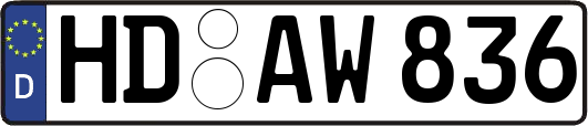 HD-AW836