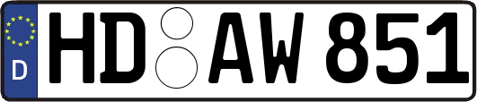 HD-AW851