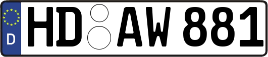 HD-AW881