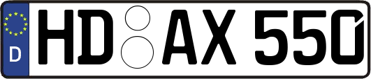 HD-AX550