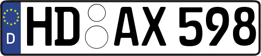HD-AX598