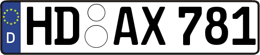 HD-AX781