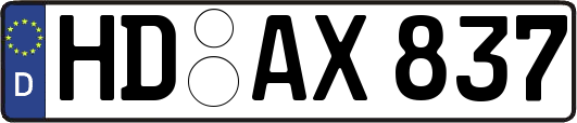 HD-AX837