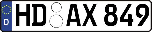 HD-AX849