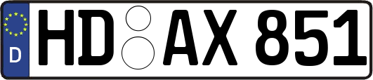 HD-AX851