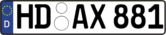 HD-AX881