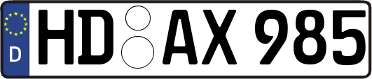 HD-AX985