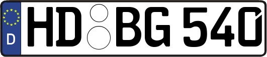 HD-BG540