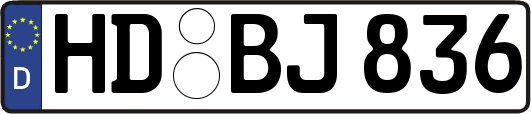 HD-BJ836