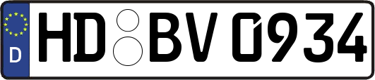 HD-BV0934