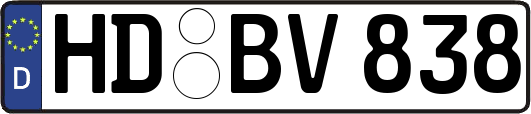 HD-BV838