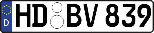 HD-BV839