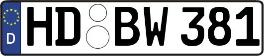 HD-BW381