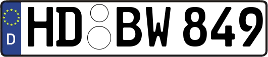 HD-BW849