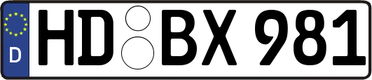 HD-BX981