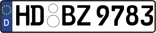 HD-BZ9783