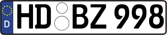 HD-BZ998