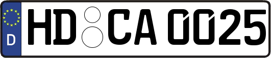 HD-CA0025